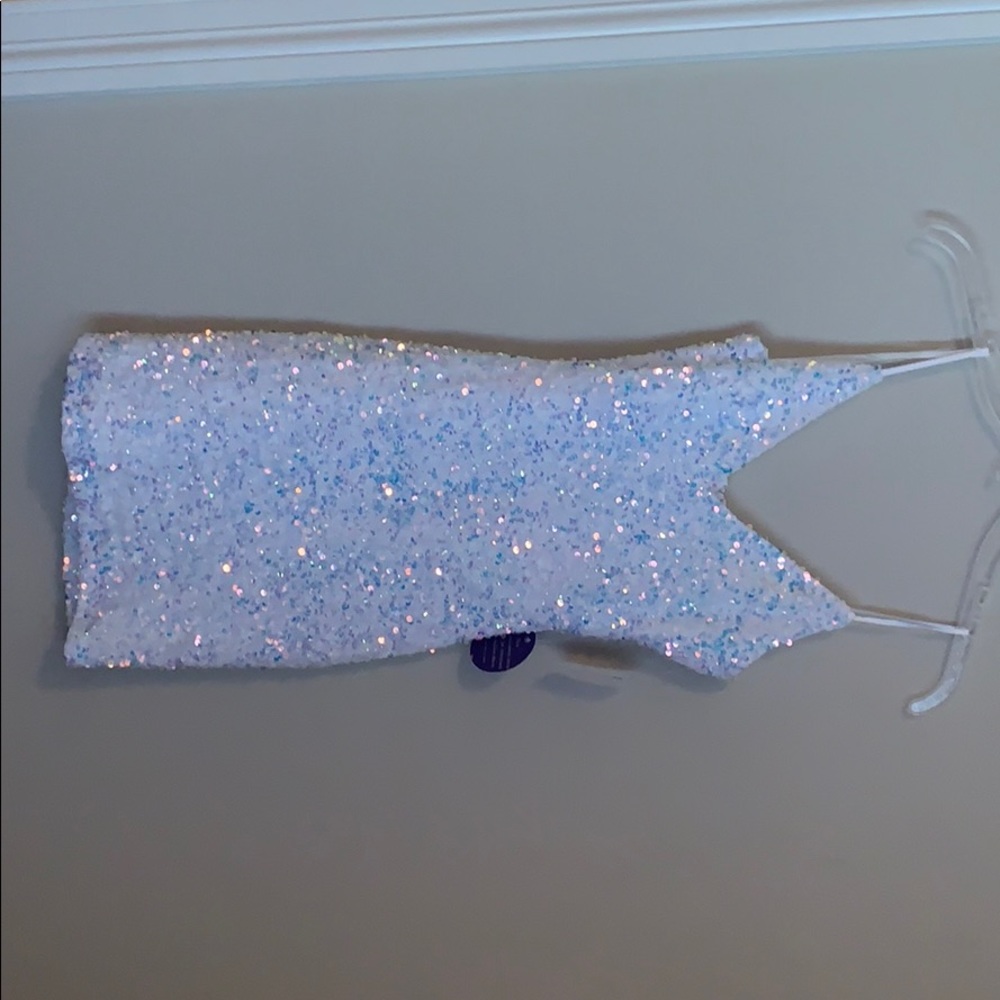 Windsor Kathy Iridescent Sequin Mini Dress